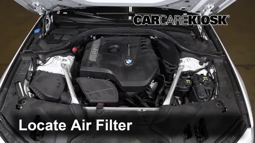 2019 BMW 530i 2.0L 4 Cyl. Turbo Air Filter (Engine) Replace